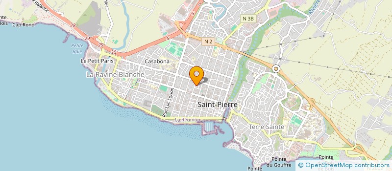 localisation de l'entreprise MADAME NADEGE CORBIER à SAINT-PIERRE