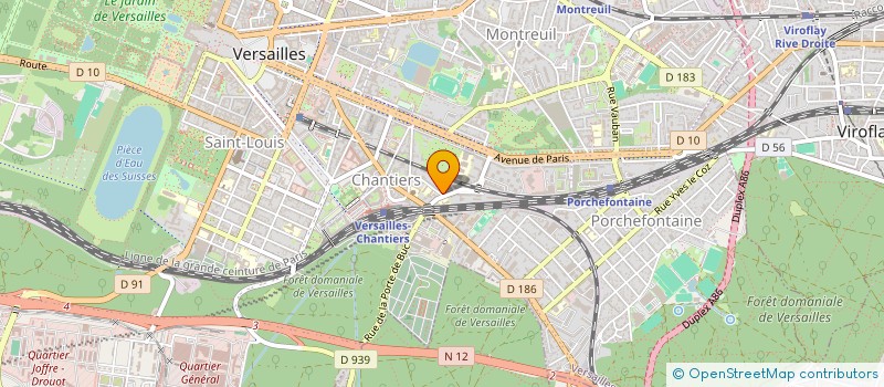 localisation de l'entreprise MADAME NADEGE COUSTEILS à VERSAILLES