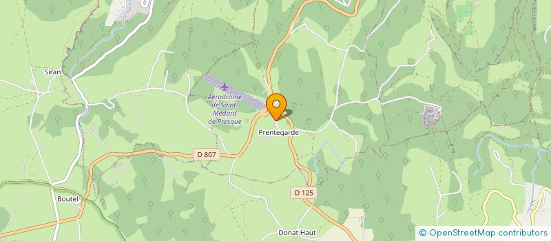 localisation de l'entreprise MADAME NADEGE CROS à SAINT-MEDARD-DE-PRESQUE