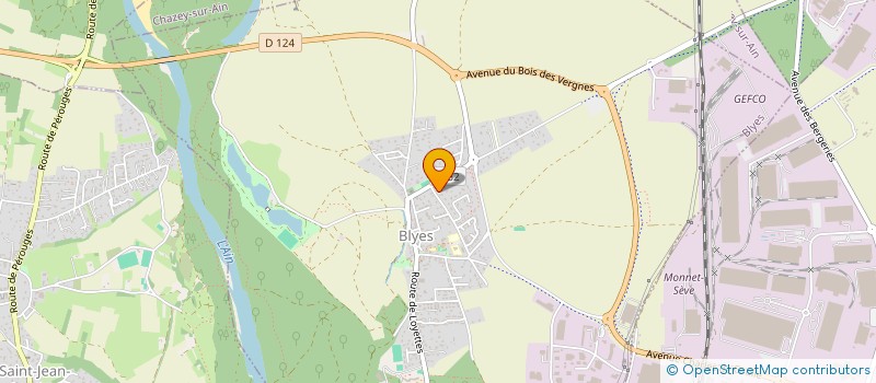 localisation de l'entreprise MADAME NADEGE CURETTI  BLYES