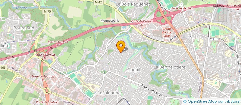 localisation de l'entreprise MADAME NADEGE CUSSONNEAU à ORVAULT