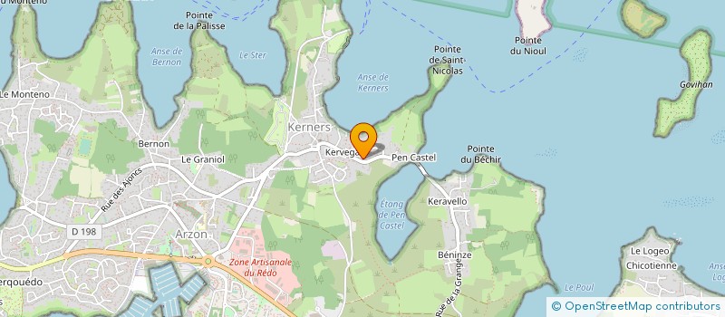 localisation de l'entreprise MADAME NADEGE DE ROQUEFEUIL  ARZON