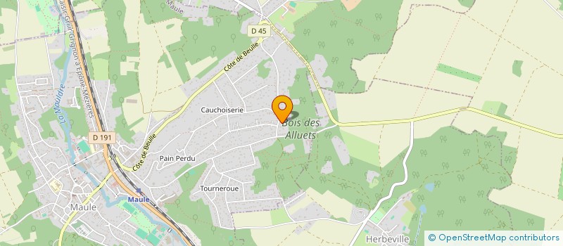 localisation de l'entreprise MADAME NADEGE DEGENT  SAINTE-MARIE-DE-VATIMESNIL