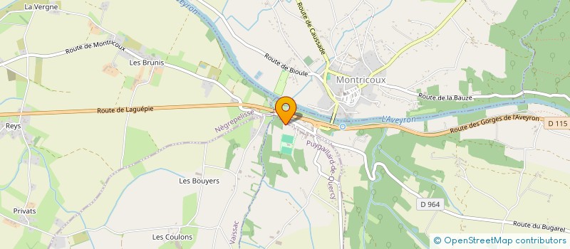 localisation de l'entreprise MADAME NADEGE DELBREIL  PUYGAILLARD-DE-QUERCY