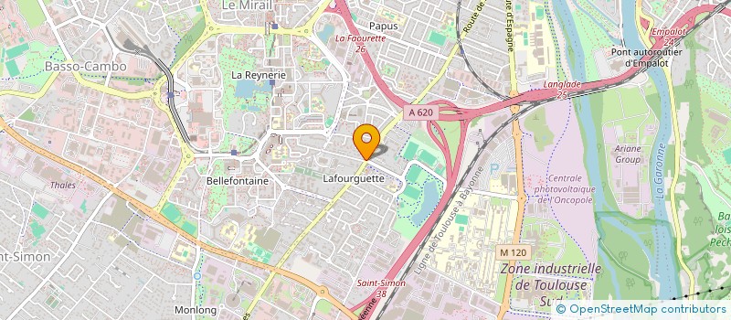 localisation de l'entreprise MADAME NADEGE DELPRAT  TOULOUSE