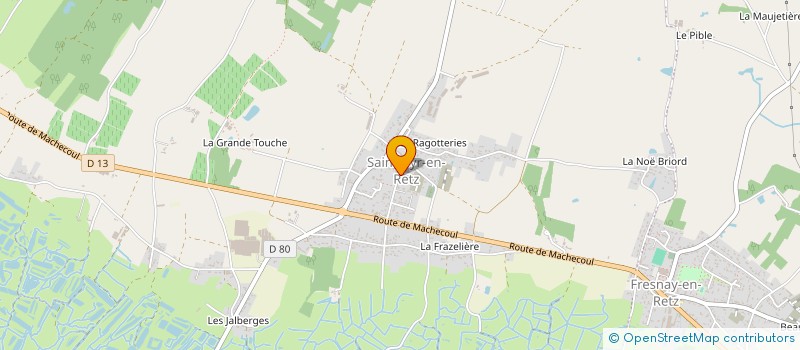 localisation de l'entreprise MADAME NADEGE DENIE  VILLENEUVE-EN-RETZ