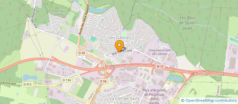 localisation de l'entreprise MADAME NADEGE DENTELLA  PLAISIR