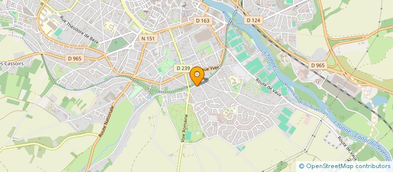 localisation de l'entreprise MADAME NADEGE DESBARRES à AUXERRE