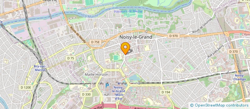 localisation de l'entreprise MADAME NADEGE DESCOMBES à NOISY-LE-GRAND
