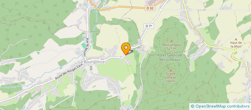 localisation de l'entreprise MADAME NADEGE DESMEPLES  LA BOURGONCE