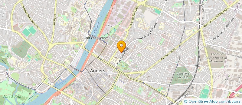 localisation de l'entreprise MADAME NADEGE DESTOURNELLES  ANGERS