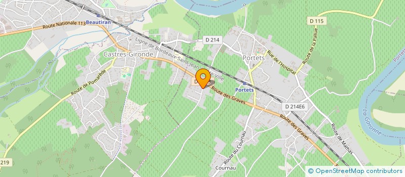 localisation de l'entreprise MADAME NADEGE DORIER  PORTETS