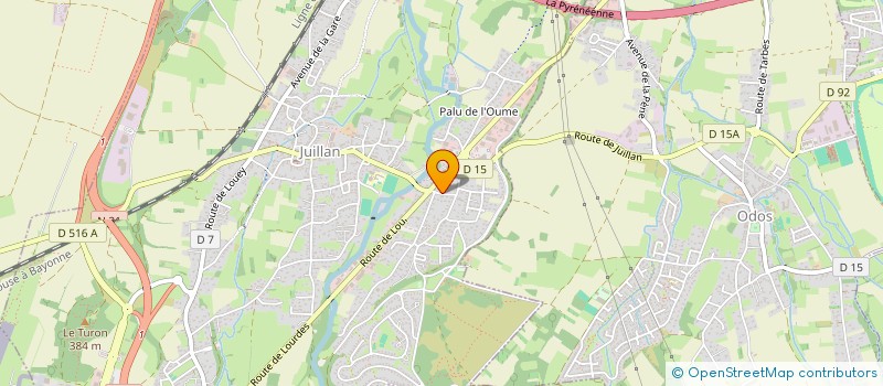 localisation de l'entreprise MADAME NADEGE DORIGNAC à JUILLAN