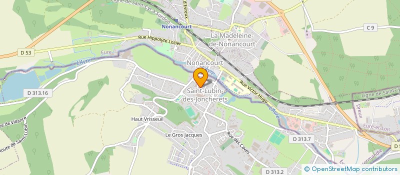 localisation de l'entreprise MADAME NADEGE DORT à SAINT-LUBIN-DES-JONCHERETS
