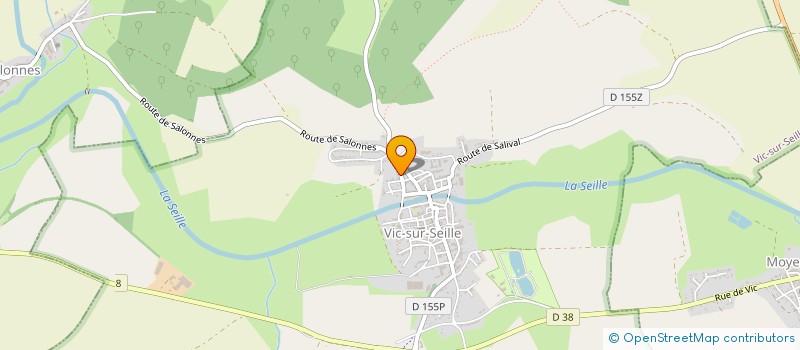 localisation de l'entreprise MADAME NADEGE DOSSMANN  VIC-SUR-SEILLE