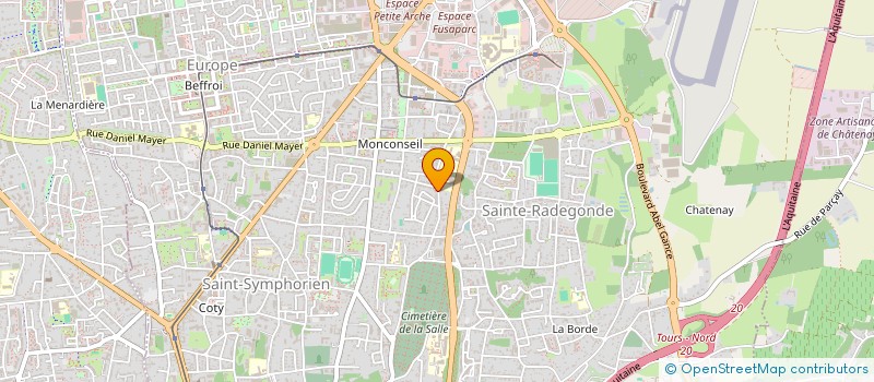 localisation de l'entreprise MADAME NADEGE DOUARD  TOURS