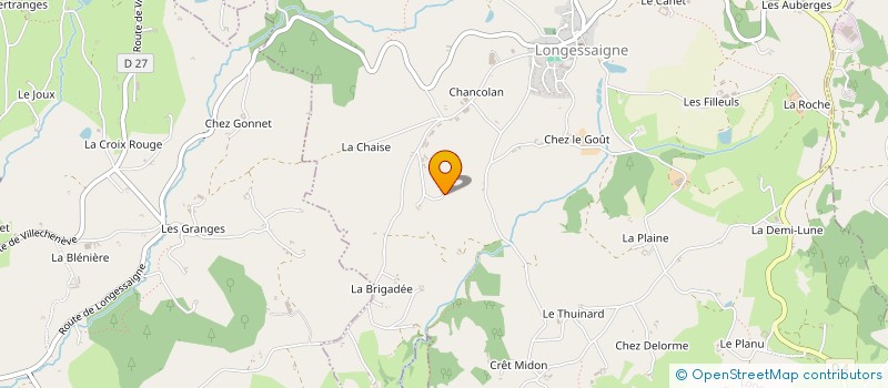 localisation de l'entreprise MADAME NADEGE DOUAY à LONGESSAIGNE
