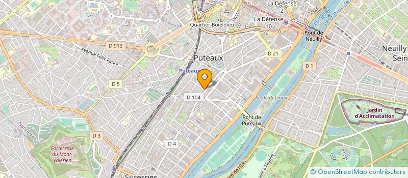 localisation de l'entreprise MADAME NADEGE DOURNAUX  PUTEAUX