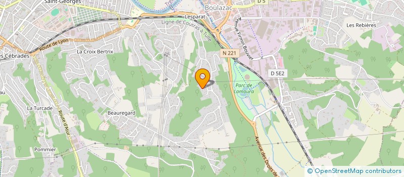 localisation de l'entreprise MADAME NADEGE DOURSENAUD  BOULAZAC ISLE MANOIRE