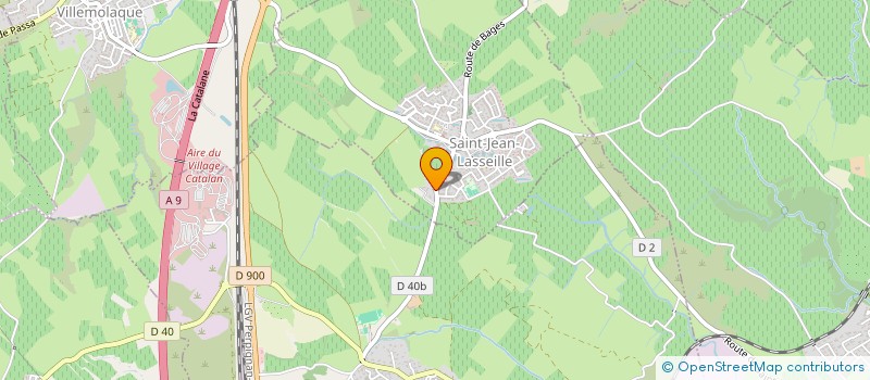 localisation de l'entreprise MADAME NADEGE DROUAIN  SAINT-JEAN-LASSEILLE