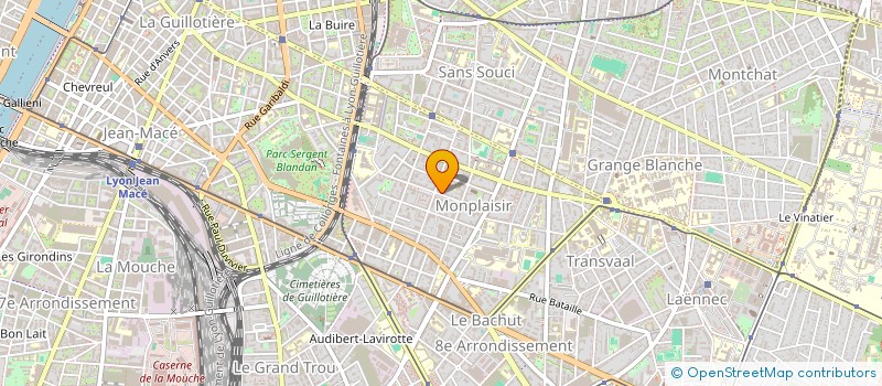 localisation de l'entreprise MADAME NADEGE DRUZKOWSKI à LYON