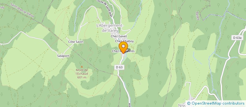 localisation de l'entreprise MADAME NADEGE DUBANCHET  L'ABERGEMENT-DE-VAREY