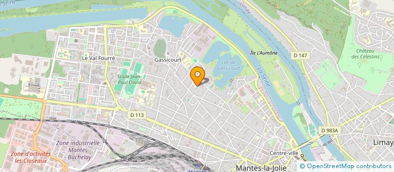 localisation de l'entreprise MADAME NADEGE DUCHENE  MANTES-LA-JOLIE