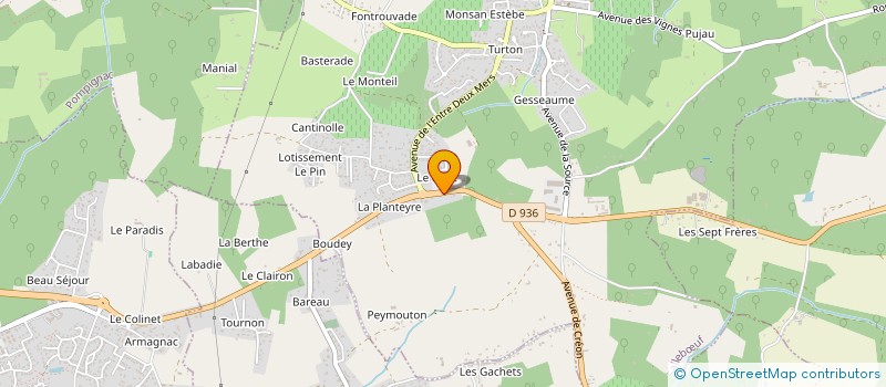 localisation de l'entreprise MADAME NADEGE DUCOS  SALLEBUF