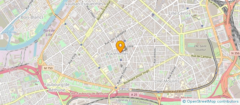 localisation de l'entreprise MADAME NADEGE DUPONT  LILLE