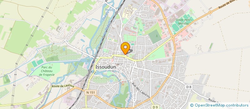 localisation de l'entreprise MADAME NADEGE DUPONT à ISSOUDUN