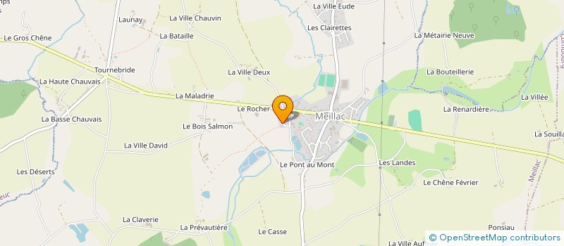 localisation de l'entreprise MADAME NADEGE DUQUESNOY  MEILLAC