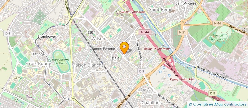 localisation de l'entreprise MADAME NADEGE DURAND à REIMS