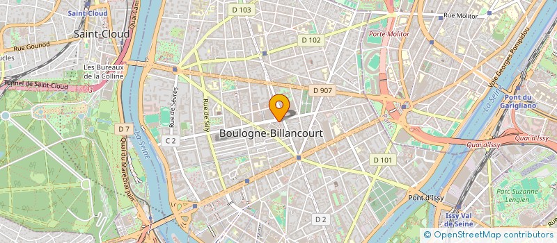 localisation de l'entreprise MADAME NADEGE DURUFLE à BOULOGNE-BILLANCOURT
