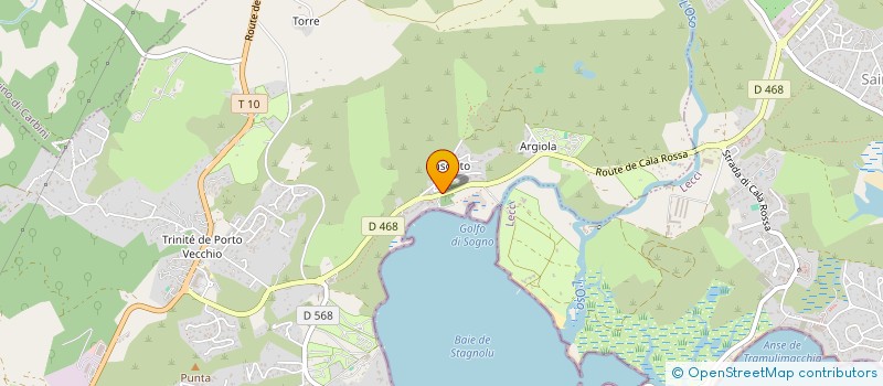 localisation de l'entreprise MADAME NADEGE EDWIGE CHAVANE  PORTO-VECCHIO