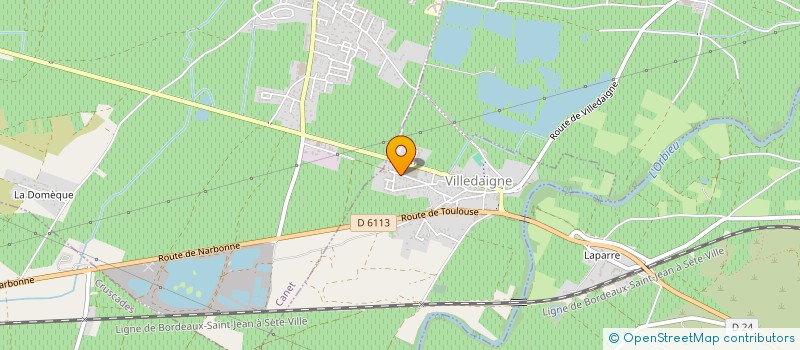 localisation de l'entreprise MADAME NADEGE ESPUNY  VILLEDAIGNE