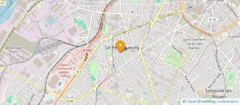 localisation de l'entreprise MADAME NADEGE FABIENNE ACKERMANN  LE PETIT-QUEVILLY