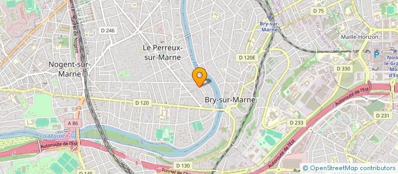 localisation de l'entreprise MADAME NADEGE FABIENNE LANDRAGIN à LE PERREUX-SUR-MARNE