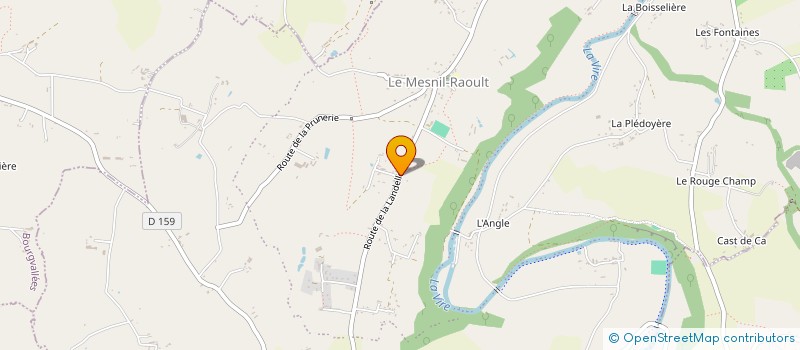 localisation de l'entreprise MADAME NADEGE FABULET  CONDE-SUR-VIRE