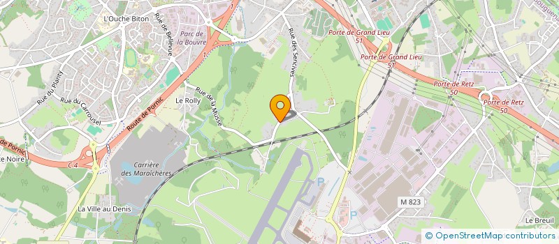 localisation de l'entreprise MADAME NADEGE FAYARD  BOUGUENAIS