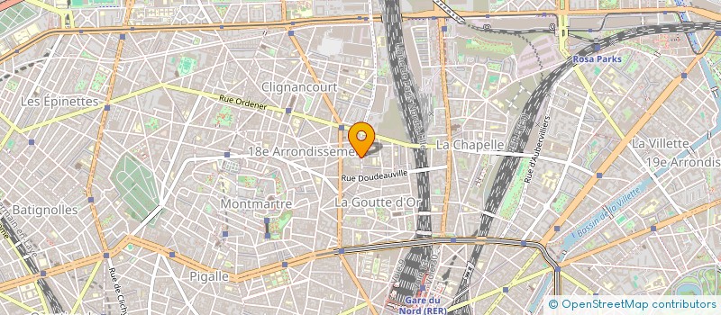 localisation de l'entreprise MADAME NADEGE FENGHOM  PARIS