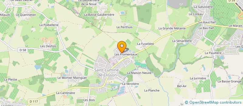 localisation de l'entreprise MADAME NADEGE FETIVEAU  SAINT-LUMINE-DE-CLISSON