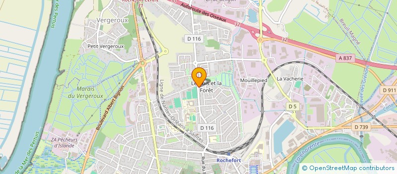 localisation de l'entreprise MADAME NADEGE FEUILLET  ROCHEFORT