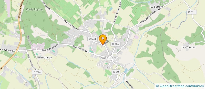 localisation de l'entreprise MADAME NADEGE FIGNES à VACQUIERS