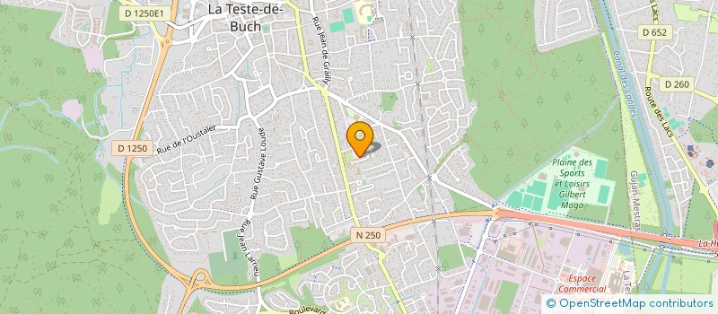 localisation de l'entreprise MADAME NADEGE FOMBARON à LA TESTE-DE-BUCH