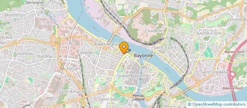 localisation de l'entreprise MADAME NADEGE FONE TCHOURA à BAYONNE