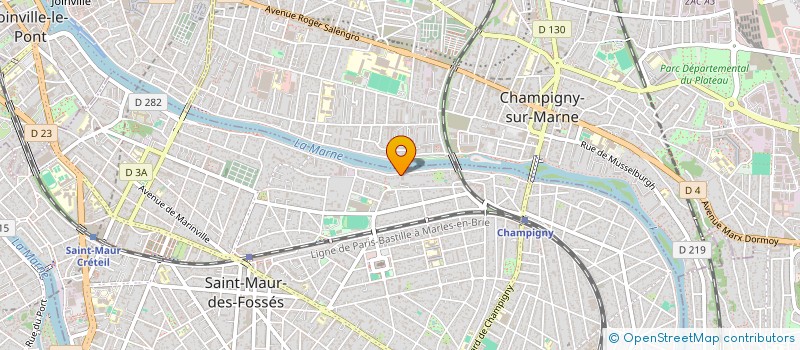 localisation de l'entreprise MADAME NADEGE FREMONT à SAINT-MAUR-DES-FOSSES