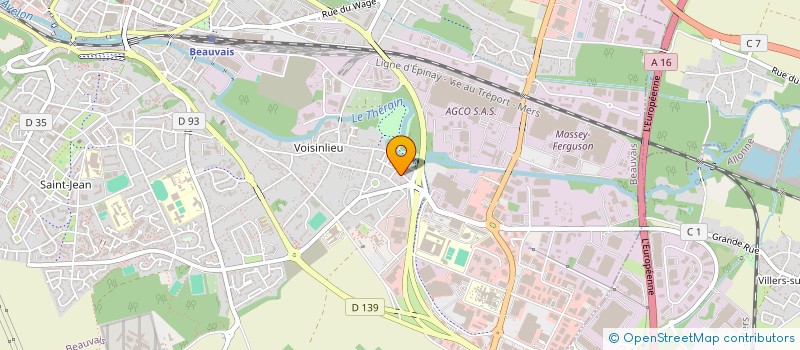 localisation de l'entreprise MADAME NADEGE FROISSART  BEAUVAIS