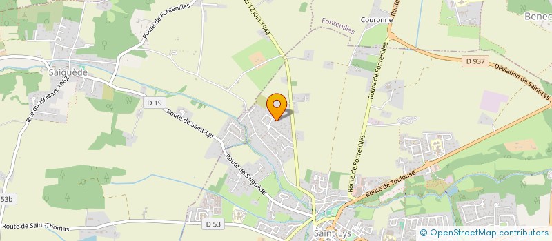 localisation de l'entreprise MADAME NADEGE GABANELLE  SAINT-LYS