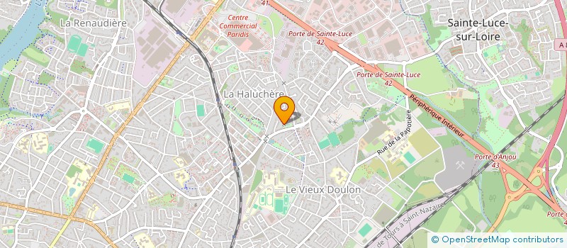 localisation de l'entreprise MADAME NADEGE GALARD à NANTES