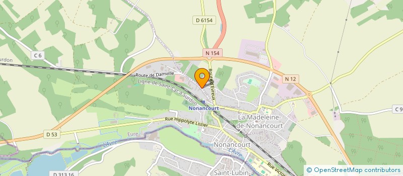 localisation de l'entreprise MADAME NADEGE GALLIENNE  LA MADELEINE-DE-NONANCOURT